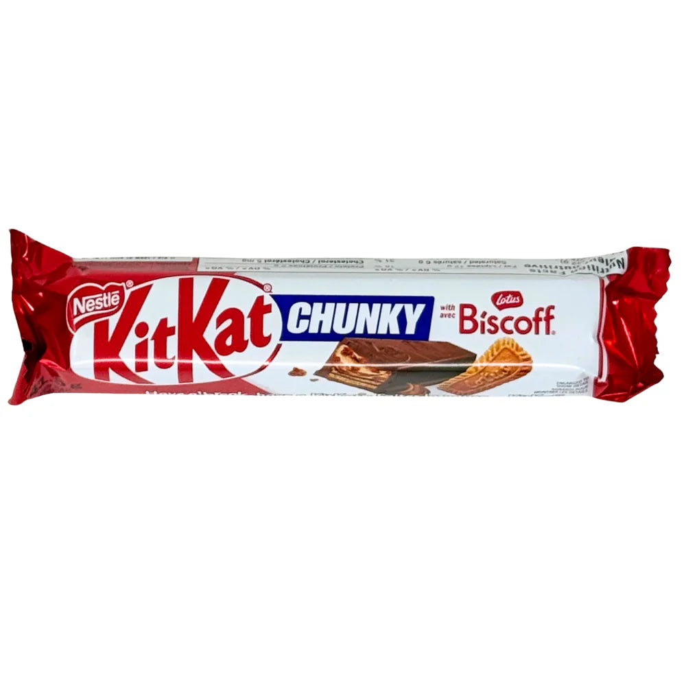 Nestle KitKat Chunky Biscoff Chocolate Bar - UK