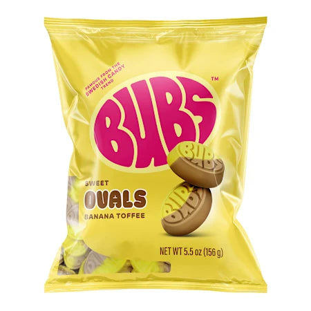 BUBS sweet ovals banana toffee- sweden
