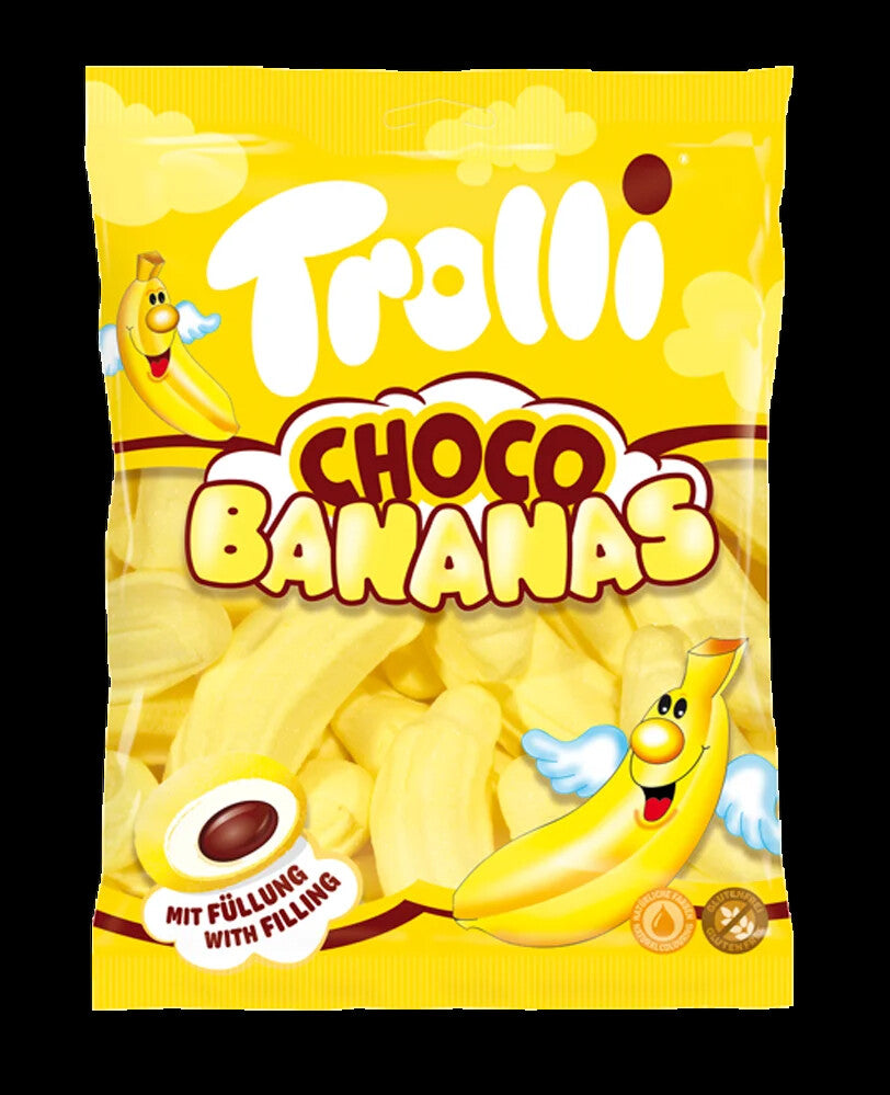 Trolli Choco Bananes 150 g - Germany