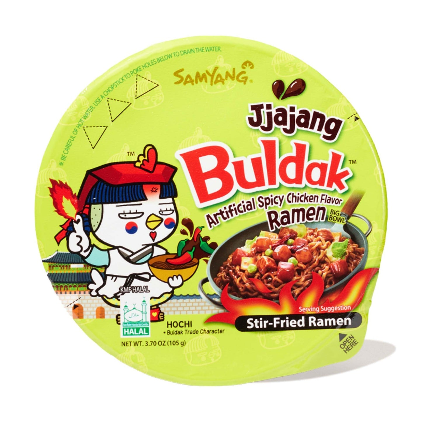 Samyang Buldak Jjajang Bowl - Korea