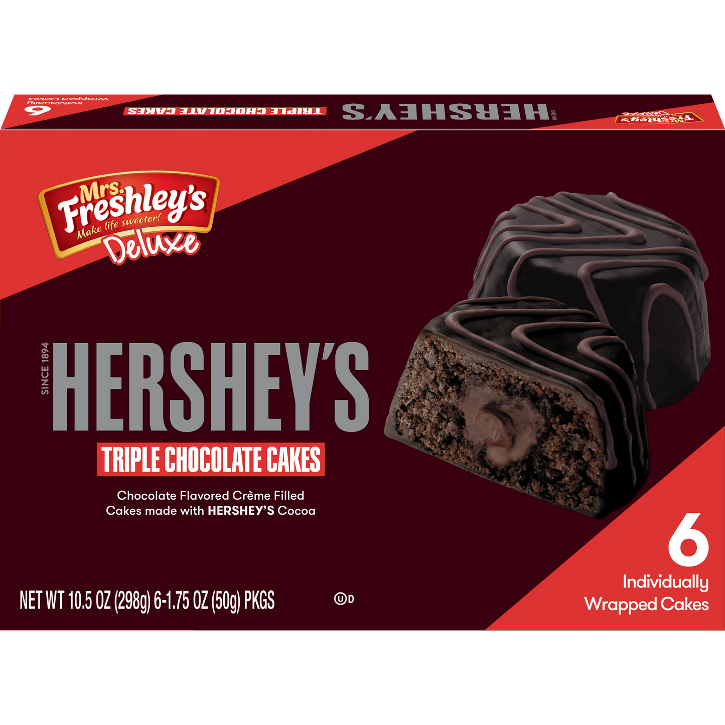 Mrs Freshley's Hershey's Triple Chocolate Cakes