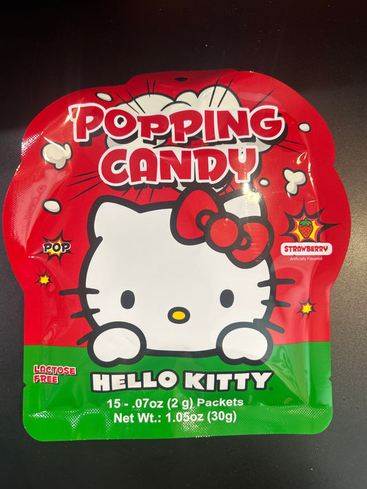 Popping candy hello kitty strawberry flavour