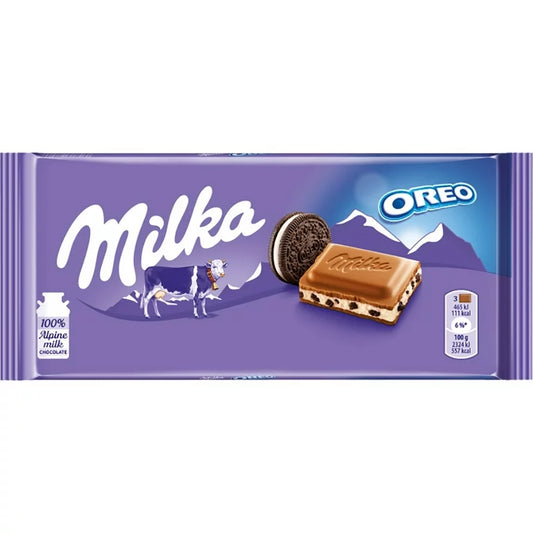 Milka Chocolate With Oreo Cookies 100
