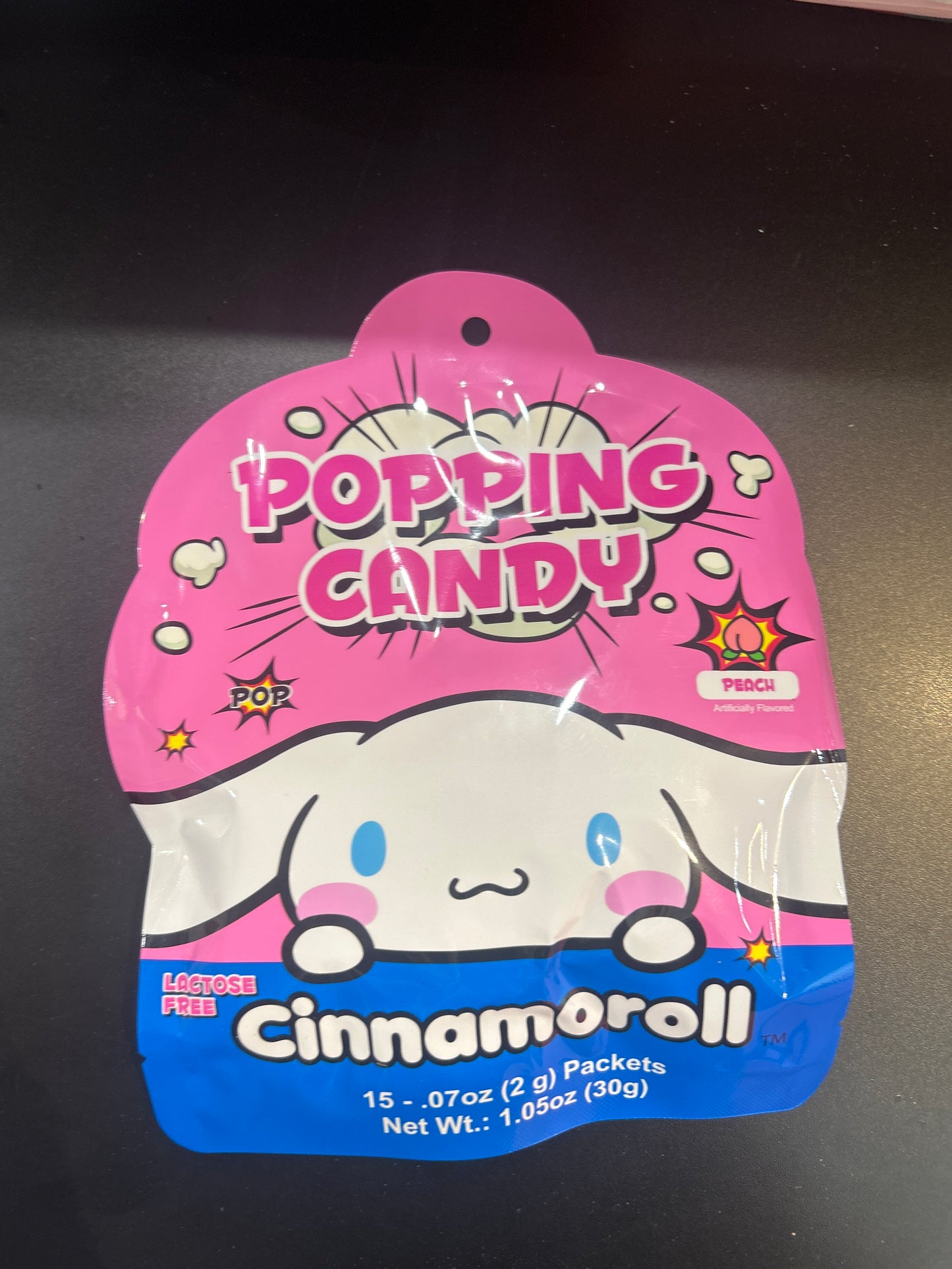 Popping candy peach flavour connamoroll