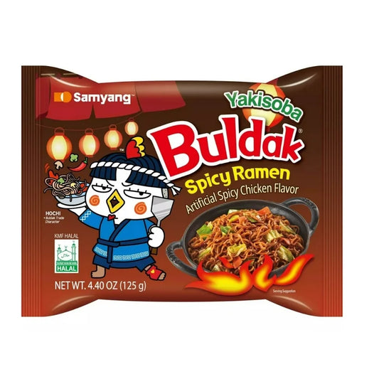 Buldak Yakisoba Flavored Ramen - Korea