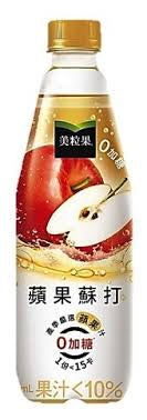 Minute maid sugar free soda drink (apple)