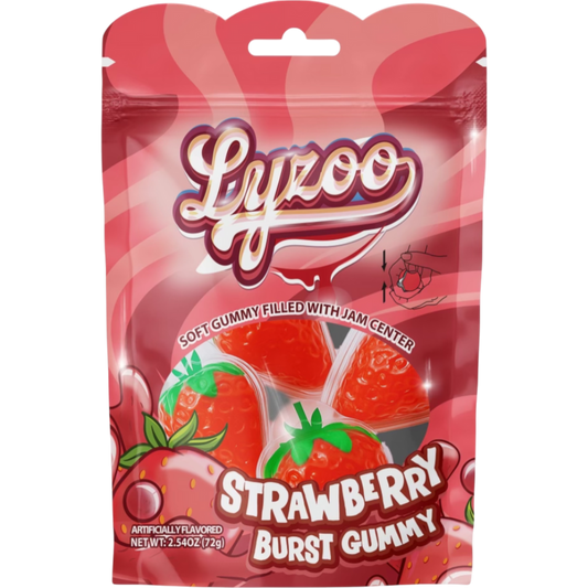 Lyzoo strawberry burst gummy