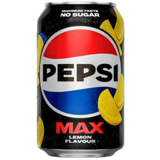 Pepsi Max Lemon Flavored Soda - Denmark