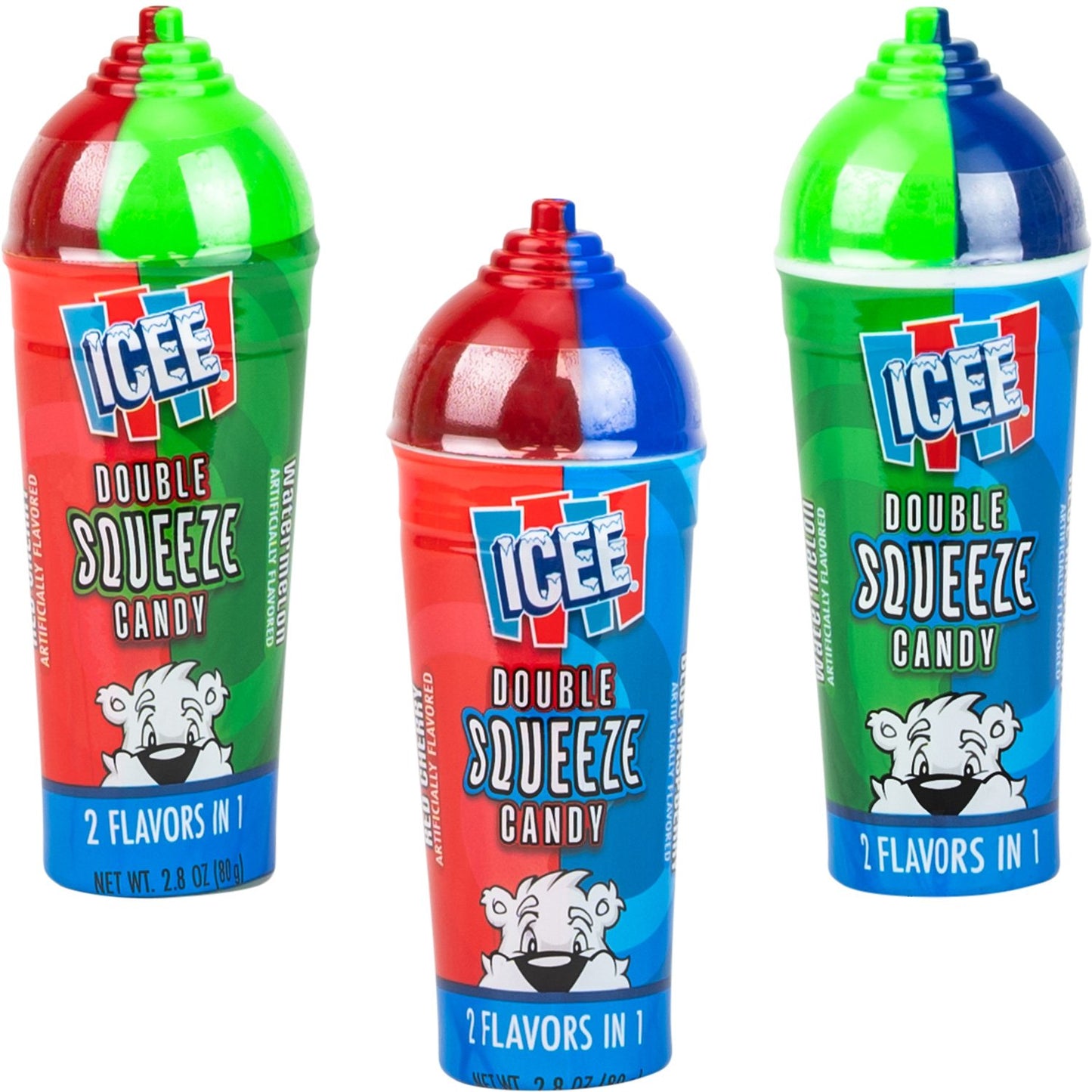 Ice double squeeze candy
