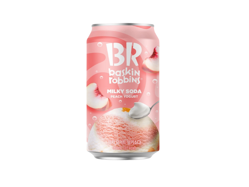 Baskin Robbins Milky Soda Peach Yogurt Flavor - Korea