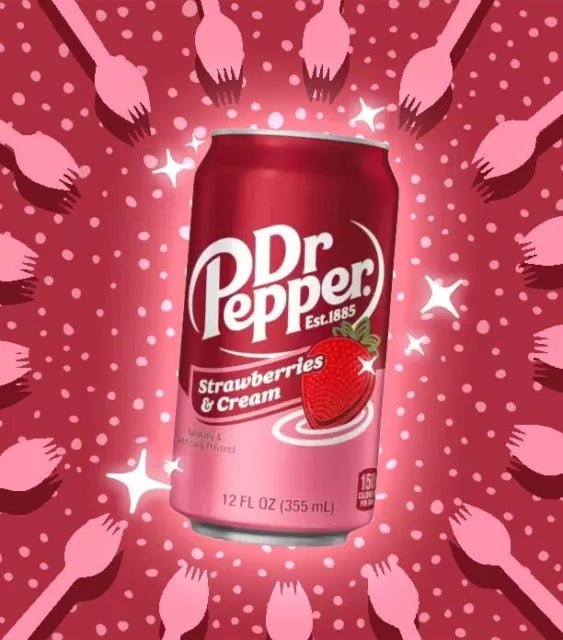 Dr. Pepper Strawberries and Cream Soda