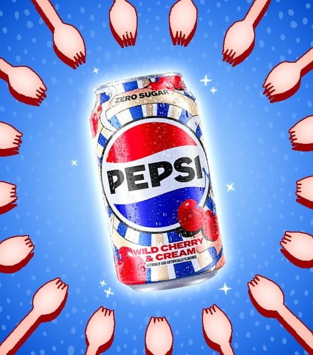 Pepsi Wild Cherry & Cream Flavored Soda