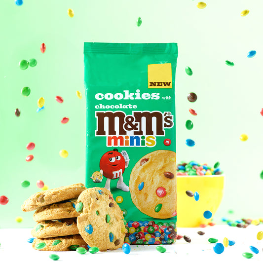M&M's Minis Milk Chocolate Cookies 180g-Germany