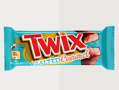 Twix Salted Carmel cookie bars 40g