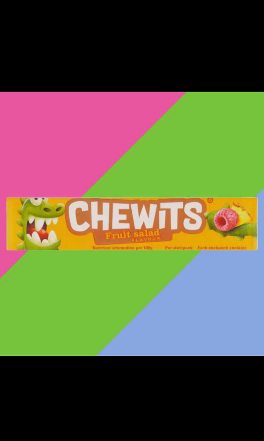 Chewits Fruit Salad Flavour Stick 30g Product of United Kingdom