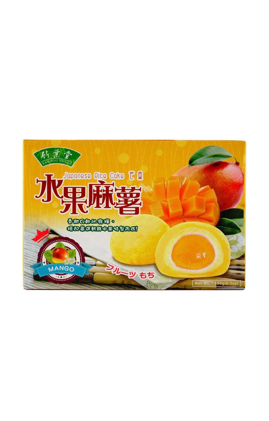Mango flavored fruit mochi Japanese Rice Cake 6.35 oz Product of Taiwan