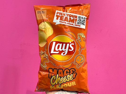 Lay's Mac & Cheese flavored potato chips - Europe