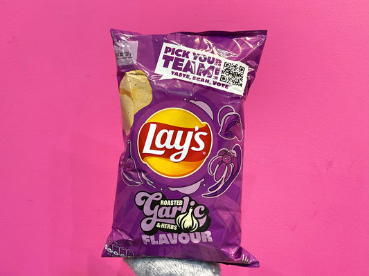 Lay's Roasted Garlic & Herbs flavored potato chips - Europe