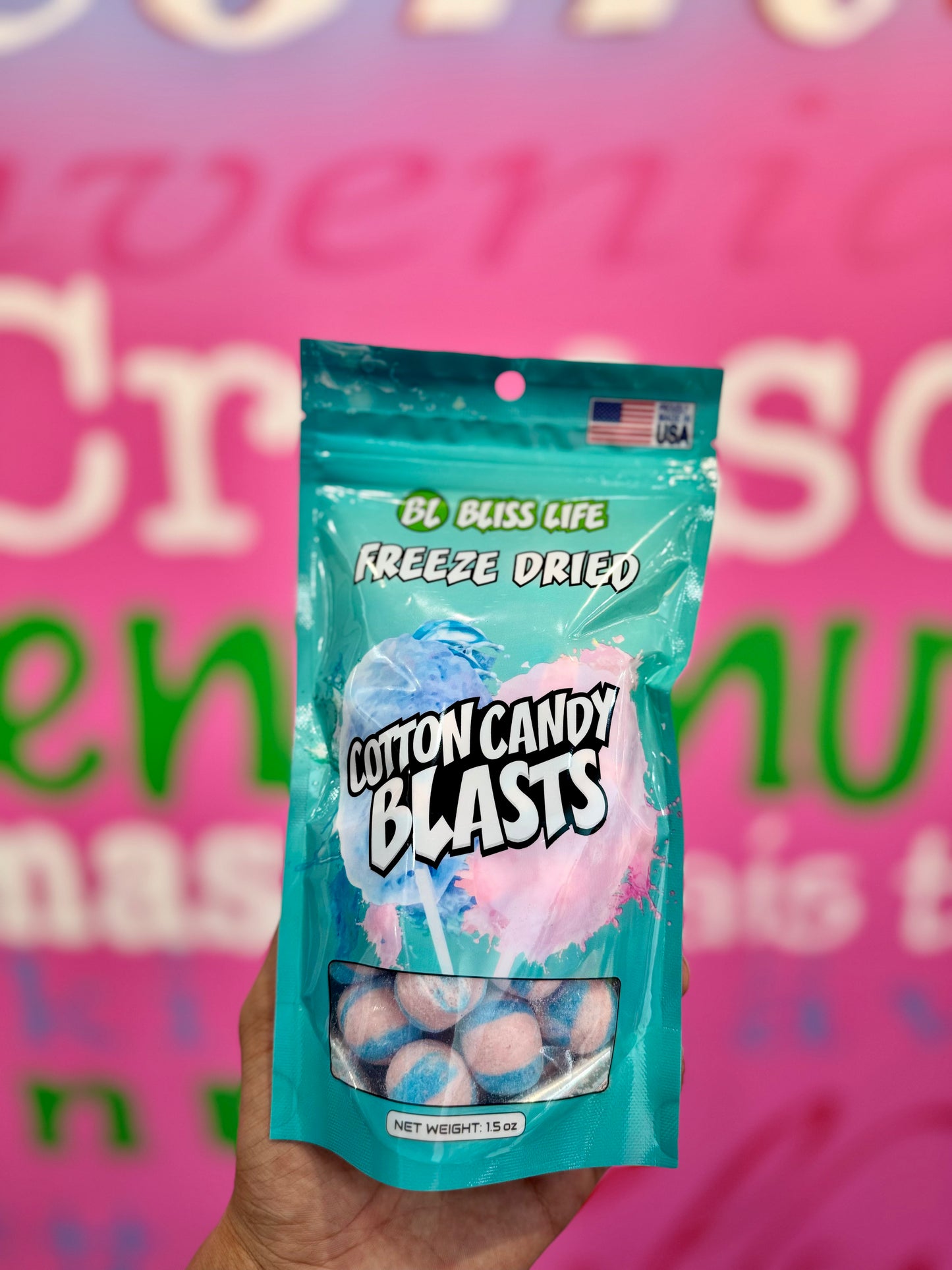 Bliss Life Freeze Dried Cotton Candy Blasts