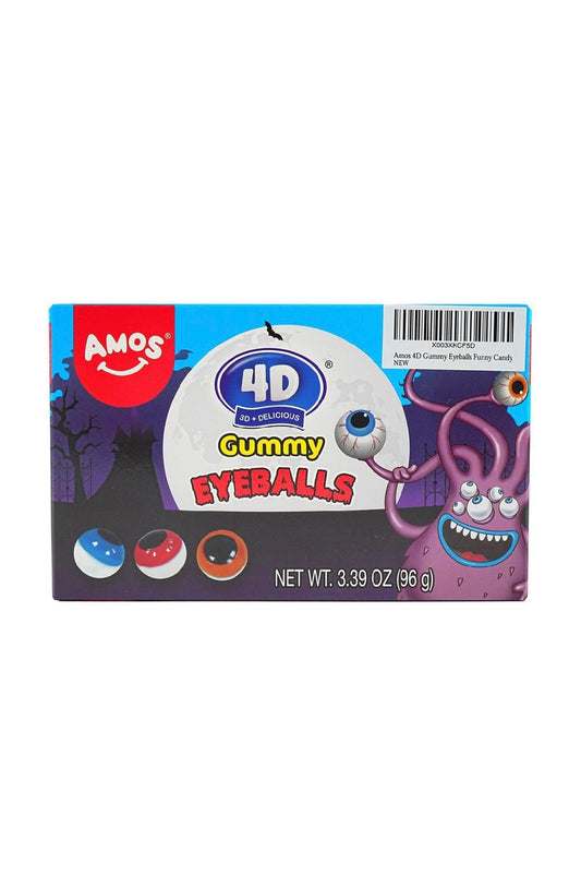 4D Gummy Eyeballs,3.39 oz [Halloween Limited]