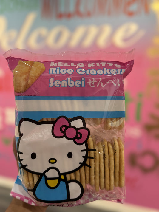 Hello Kitty Rice Crackers Senbei (Product of Vietnam) 3.95oz(112 g)