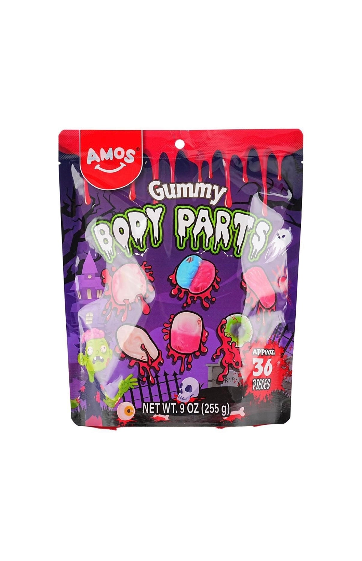 Gummy Body Parts,9 oz (Halloween Limited]