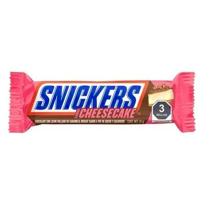 Snickers Cheesecake Chocolate Bar 41g - Mexico