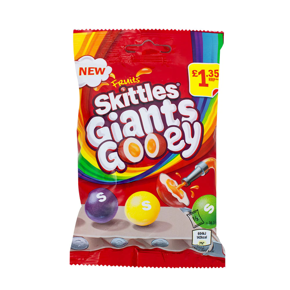 Skittles Giants Gooey Candy 125g - UK