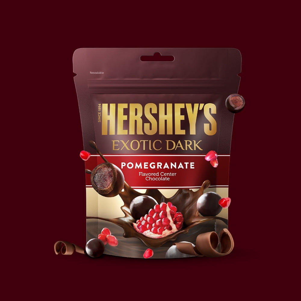 HERSHEY'S EXOTIC DARK Pomegranate Flavor