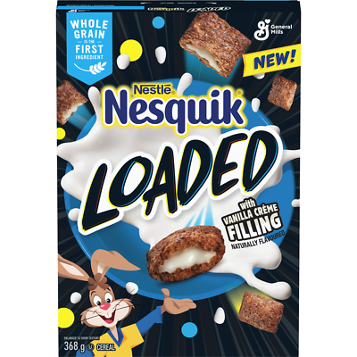 Nestle Nesquik LOADED Cereal 368g -Canada