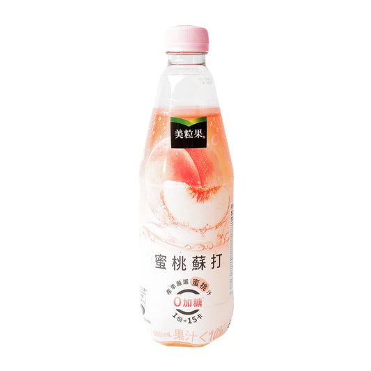 Minute Maid Zero Sugar Peach Soda 500 ml - Taiwan