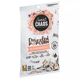 Sweet Chaos Black And White Drizzle Popcorn