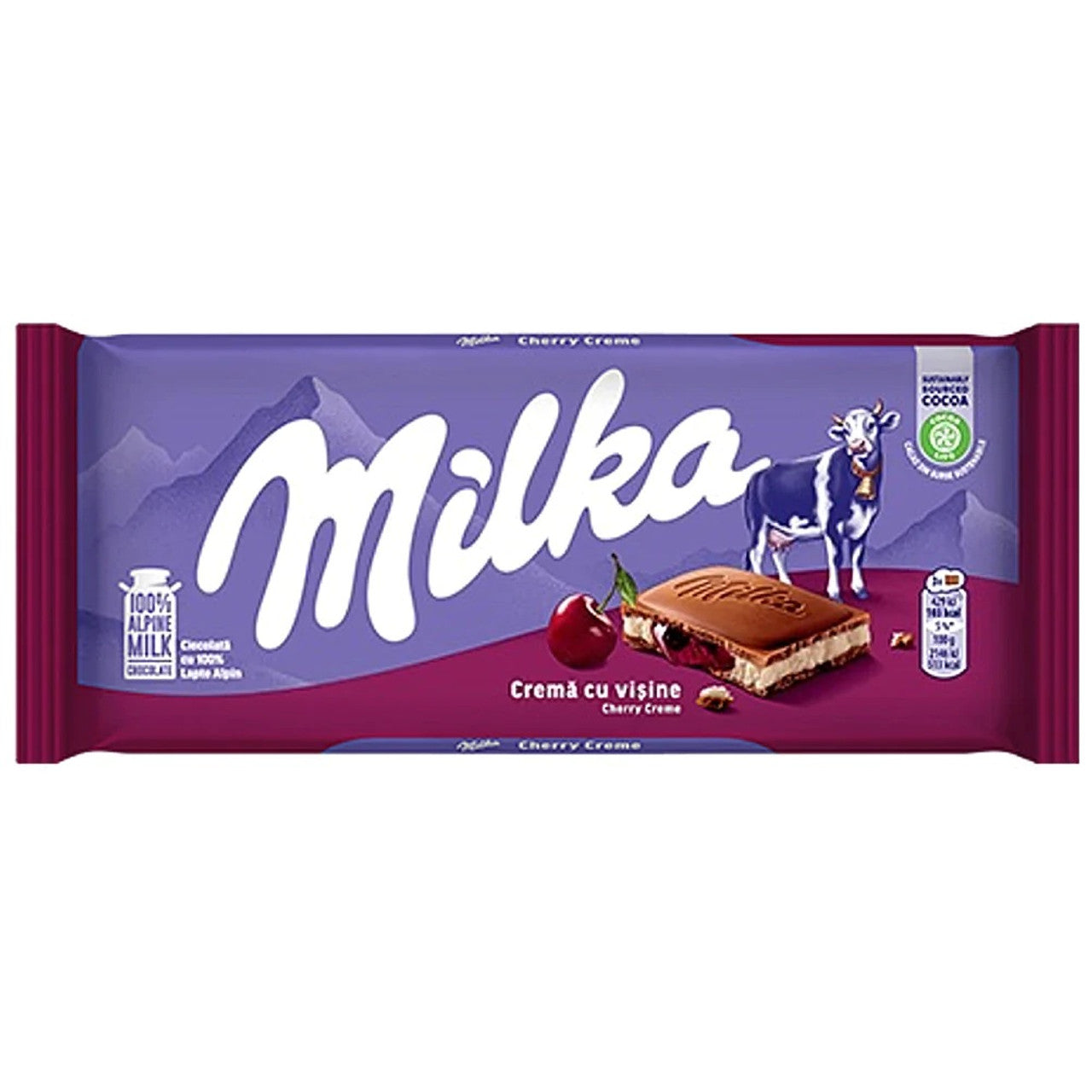 Milka Cherry Cream Chocolate-Poland