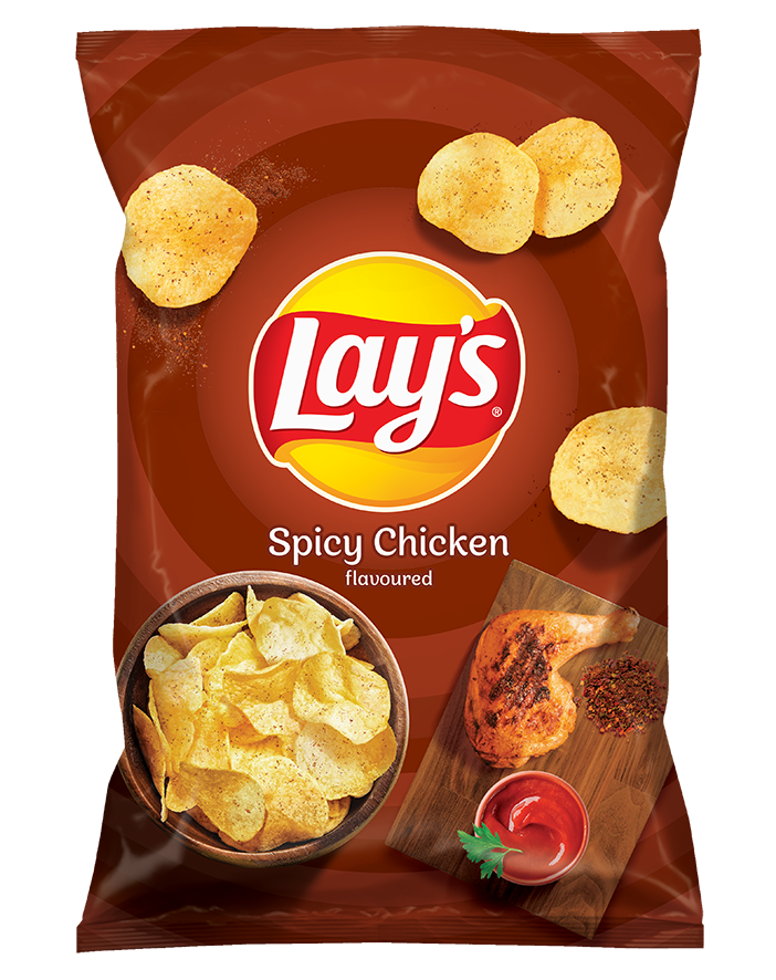 Lay's Spicy Chicken flavored potato chips - Europe