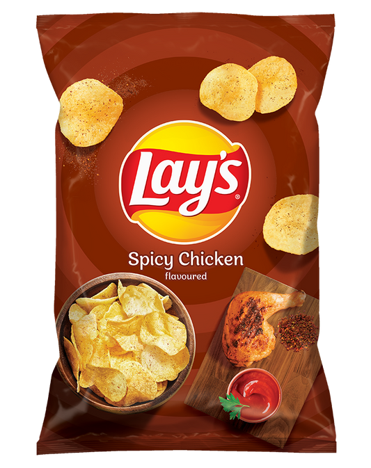 Lay's Spicy Chicken flavored potato chips - Europe
