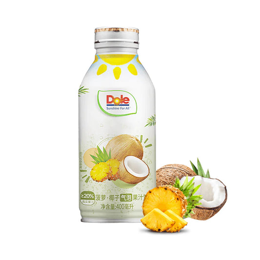 Dole Pineapple Coconut Sparkling Juice 400ml - China