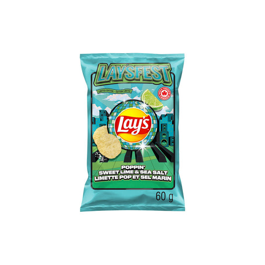 Limited-Edition Lay's Poppin' Sweet Lime & Sea Salt chips - Canada