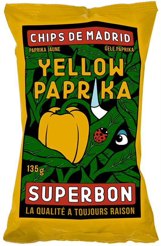 Superbon Madrid Chips Yellow Paprika Flavor - Spain