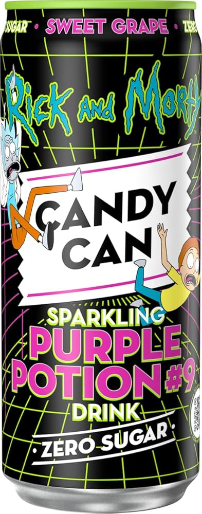 Candy Can's Rick and Morty Sparkling Purple Potion - The Netherlands 330 ml