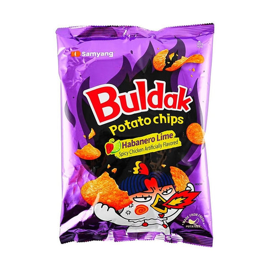 Samyang Buldak Potato Chips in Habanero Lime flavor 120g - South Korea