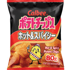 Calbee Potato Chips Hot and Spicy