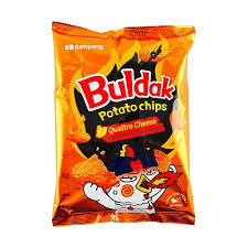 Buldak Quattro Cheese Spicy Chicken Artificially Flavored-Korea