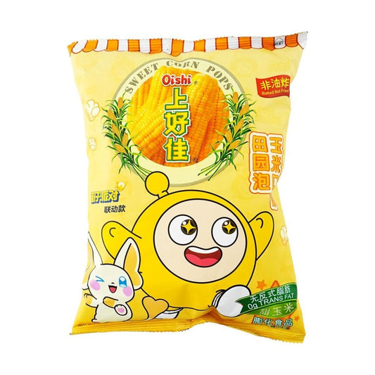 Oishi Sweet Corn Puffs 80g - China