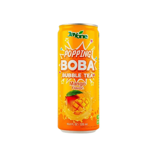 Jayone Popping Boba Bubble Tea Mango flavor 320ml - Taiwan