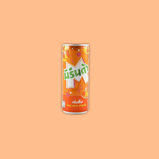 Mirinda Orange flavored soft drink 245 ml - Thailand