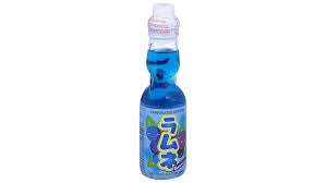 Ramune Carbonated Soft Drink Blueberry Flavor