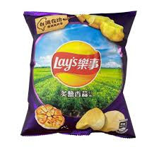 Lays Roasted Salt And Garlic Potato Chips - China