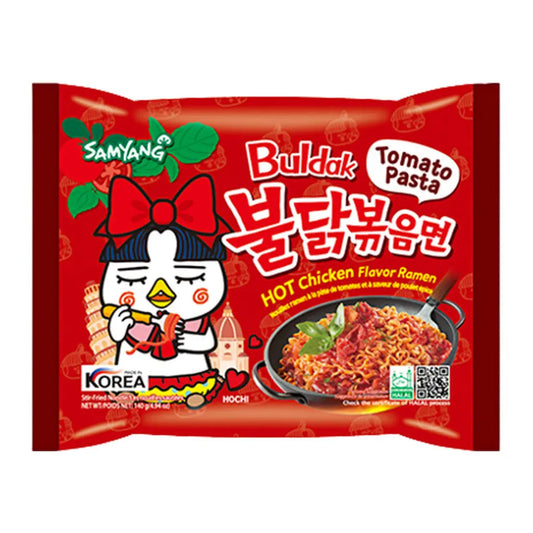 Samyang Buldak Tomato Pasta Hot Chicken Flavor Ramen - Korea