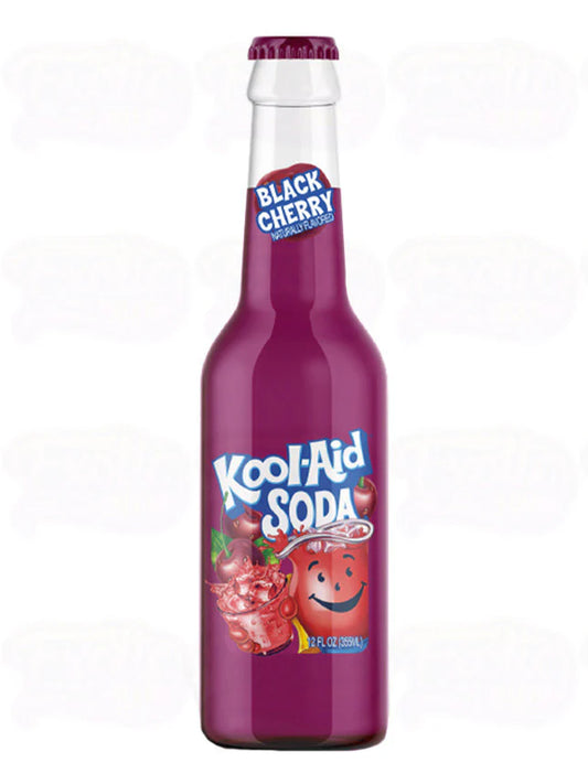 Kool-Aid Black Cherry Soda 12 FL OZ - USA