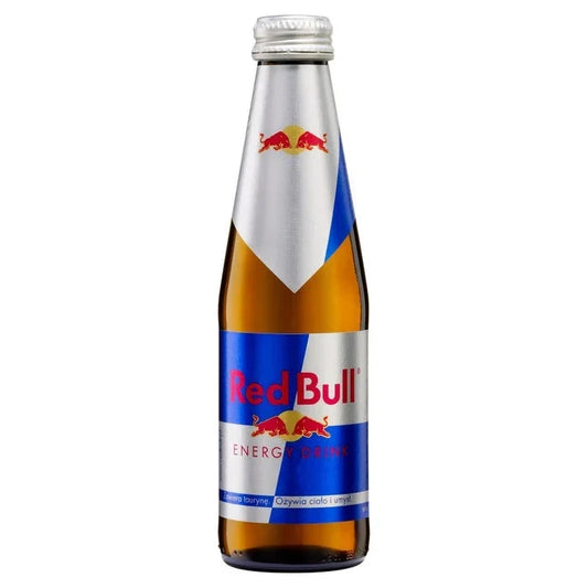 Red Bull Energy Drink Glass bottle 250 ml - Poland